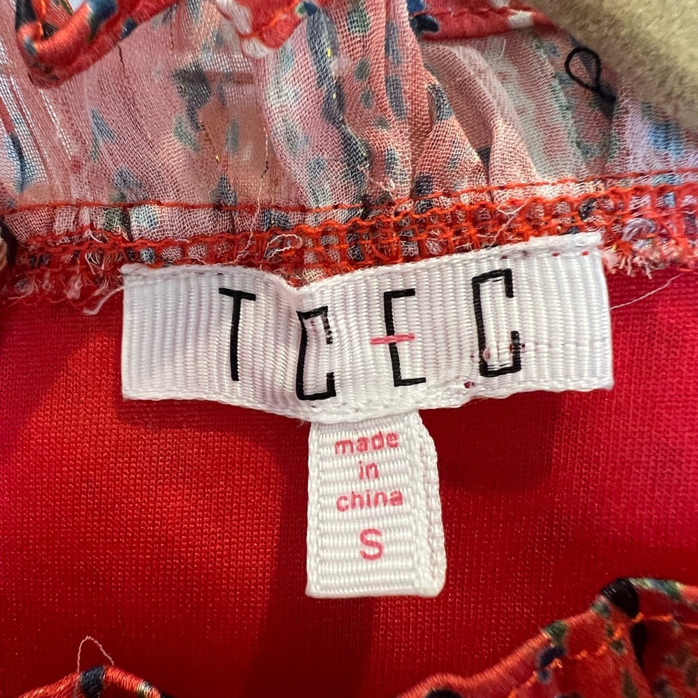 TCEC Striped Pink Ruffle Dress - Picture 2 of 3